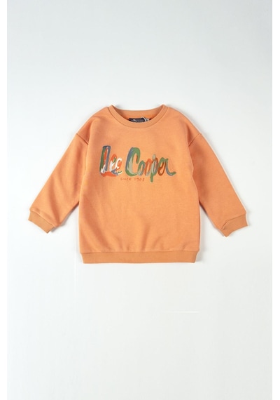 Lee Cooper Sunrise Çocuk O Yaka Sweatshirt Somon-20548 Somon