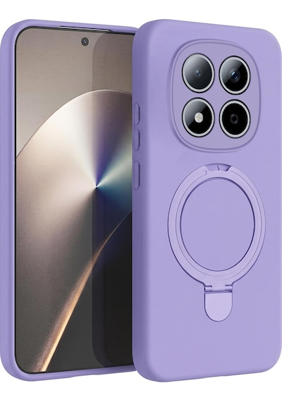 Microsonic Xiaomi Redmi Note 15 Pro 5g Kılıf Aura Stant Magsafe Lila -