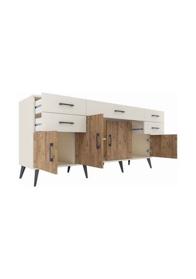 Hyperion Konsol Tek Raflı 5 Çekmeceli 4 Kapaklı 176x44x83 Aytaşı-çam/aytaşı Çam/aytaşı Hyperion Konsol Tek Raflı 5 Çekmeceli 4 Kapaklı 176x44x83 Aytaşı-çam/aytaşı Çam/aytaşı