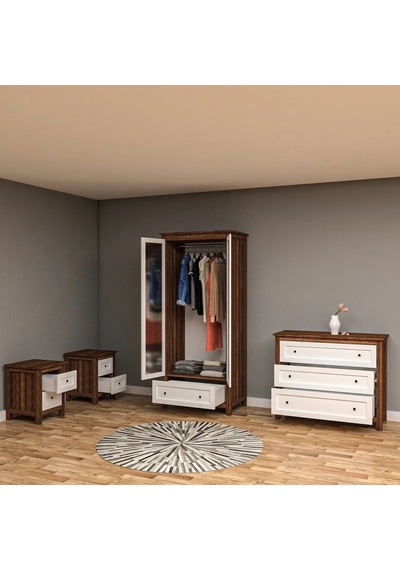 Bubble Genç Odası Takımı Mdf Beyaz Bubble Genç Odası Takımı Mdf Beyaz