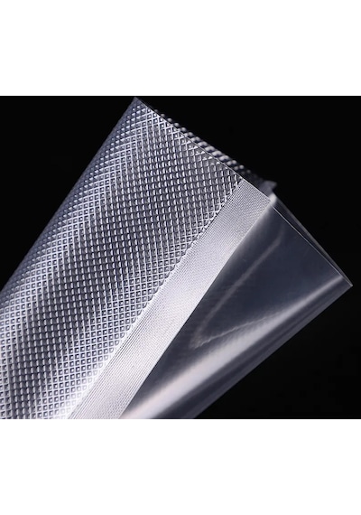 Novisan 1 Adet 20cm 5 Metre + 1 Adet 25cm 5 Metre toplam 10 Metre Vakum Poşeti Bobini Tırtıklı