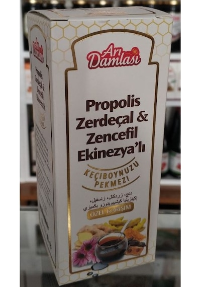 Arı Damlası Propolis Zerdeçal & Zencefil Ekinezyalı Keçiboynuzu Pekmezi 250 ML
