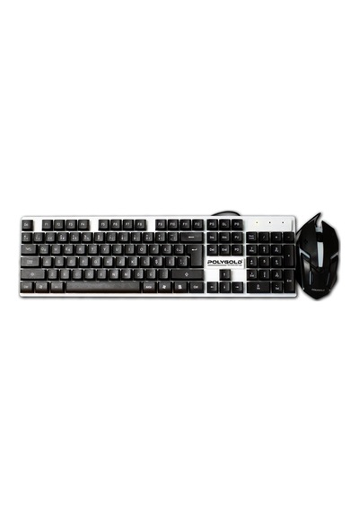 Polygold PG-8017 Işıklı Oyuncu Klavye Mouse Seti