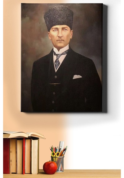 Webstyle Sayılarla Boyama Seti Kasnaklı Kalpaklı Atatürk 50 X 65 Cm