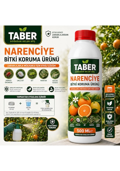 Taber Narenciye Bitki Bakım Ürünü 500 Ml Konsantre Narenciye Ağaçları İçin Yapraktan Uygulama Diğer