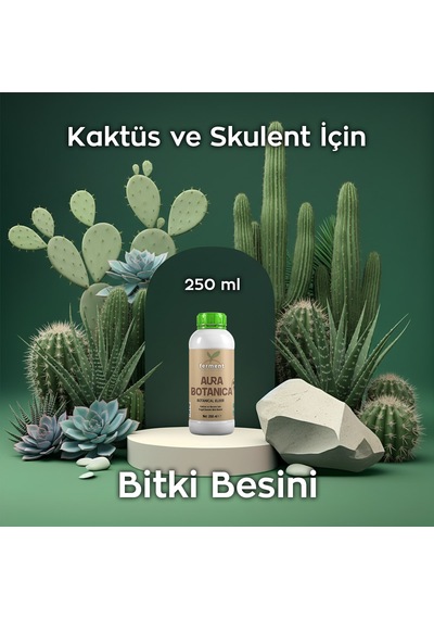 Aura Botanica 250 Ml Kaktüs Ve Skulent İçin Daha Canlı Görünüm Ve Dengeli Büyüme 250 ML