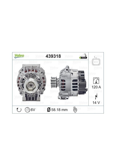 VALEO 439318 ALTERNATÖR CLIO II