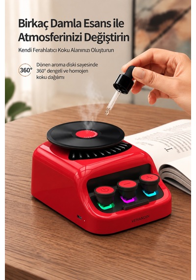 Gromo Z18 Bluetooth Hoparlör 5w Rgb Işıklı, 20 Uyku Sesli Kırmızı