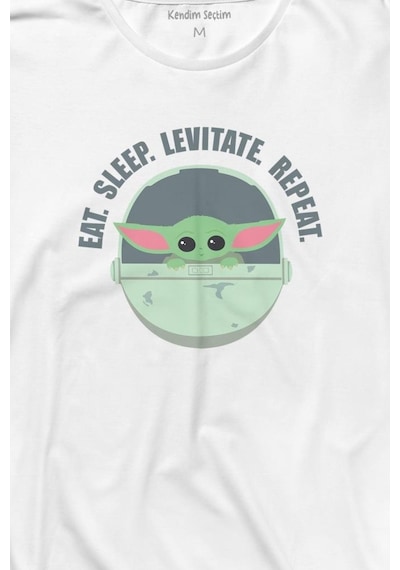 Baby Yoda The Mandalorian Star Wars Bebek Yoda Uzun Kollu Tişört Baskılı T-shirt 001