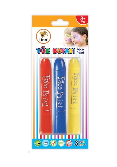 Lino Yüz Boyası 3 Renk Karışık