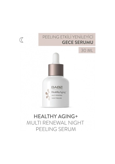 Babe Healthyaging+ Multi Renewal Night Peeling Serum 30ml - Peeling Etkili Serum