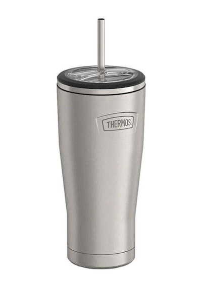 Thermos Icon Is111 0,71l Cold Tumbler Matte Staınless Steel Pipetli Termos Is111-023035 Gri Gri