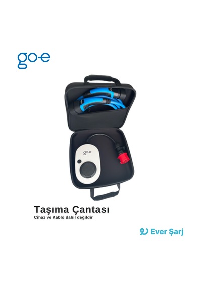 Go-E Charger Şarj Cihazı Ve Kablosu İçin Taşıma Çantası Siyah
