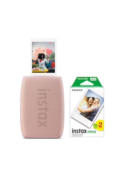 Instax Mini Link 3 Pembe Akıllı Telefon Yazıcısı Ve 20'li Mini Film Pembe