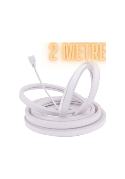 Araç Içi Aydınlatma Ip Şerit Led Ip Neon Turuncu 2 Metre