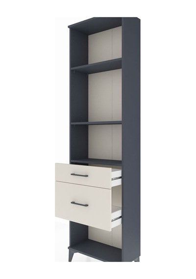 Arges Dolap 3 Raflı 2 Çekmeceli 60x30x221 Antrasit-aytaşı Antrasit Arges Dolap 3 Raflı 2 Çekmeceli 60x30x221 Antrasit-aytaşı Antrasit