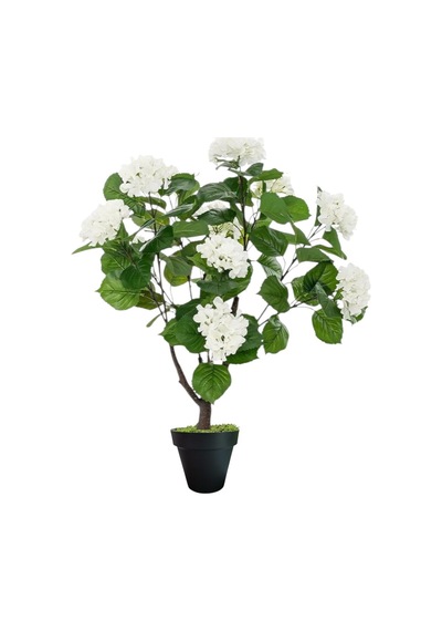 Yapay Ağaç 100 Cm Beyaz Ortanca Yeşil