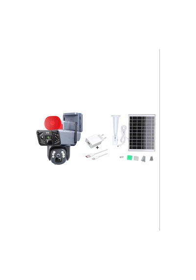 Ultimate Solar 4g Güneş Enerjili Dual Lens 360 Görüş Akıllı Güvenlik Kamerası O-kam Uygulama