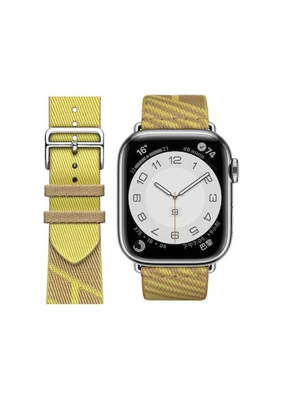 Apple Uyumlu  Watch  7 45mm Krd-51 Hasır Kordon
