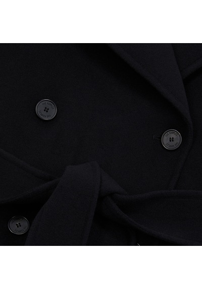 The Kooples Kadın Siyah Yün Kaban