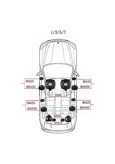 Bmw Series 1-3-5-7-X1-X3-X5-X6 Steg Upgrade Speaker-Model Bm4C