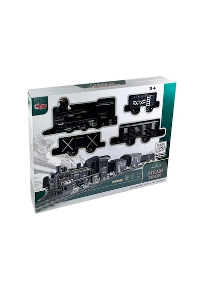 Mey İthalat Ff-1603c-4c Işıklı Ve Sesli Buharlı Tren Seti -vrd