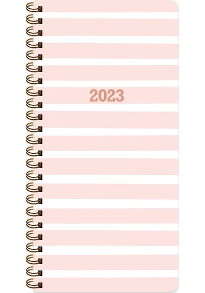 2023 8x16 Haftalık Cep Ajandası - Pembe Pembe