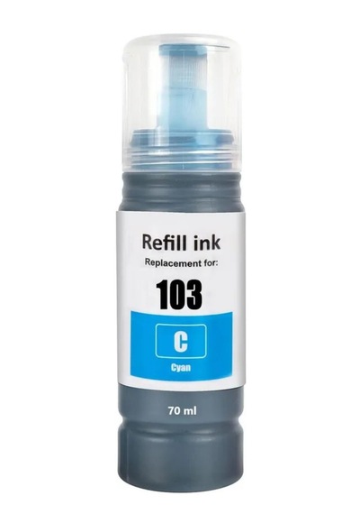 2 Siyahlı 103 Uyumlu Mürekkep Epson Ecotank L3296,l5290,l5190,l3266,l3260,l3256,l3251,l3250,l3211 Yazıcılara Uyumlu