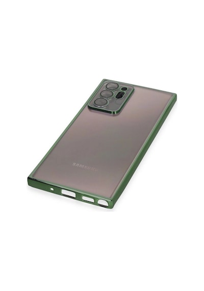 Samsung Galaxy Uyumlu Note 20 Ultra - Kılıf Razer Lensli Silikon - Yeşil