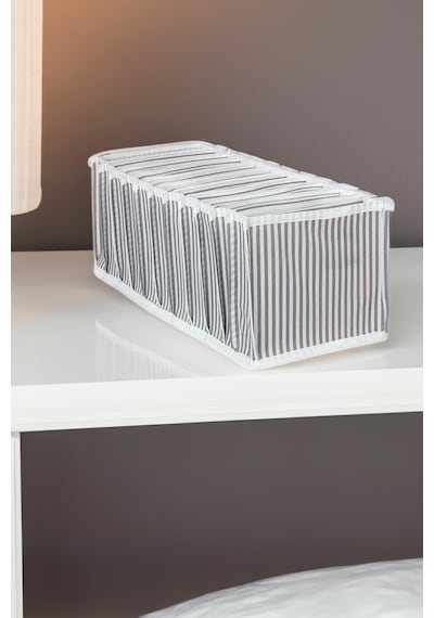 Akordiyon Organizer Çekmece Içi Düzenleyici Gri Medium Orta Kumaş Gri Tr Diğer