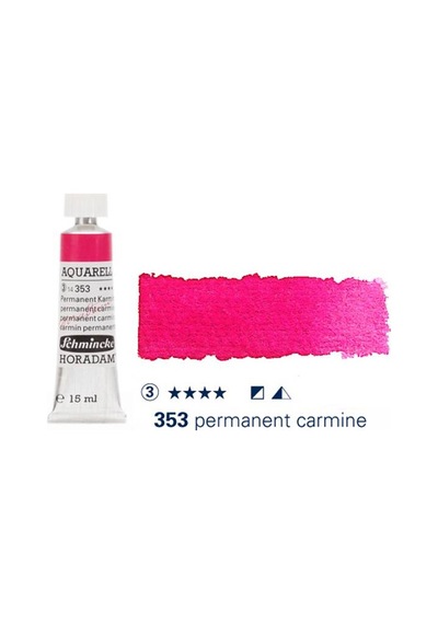 Schmincke Horadam Aquarell Tube 15Ml Seri 3 Permanent Carmine 353