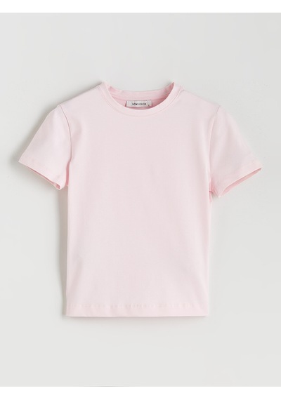 Lcw Vision Pembe Bisiklet Yaka Kadın Body