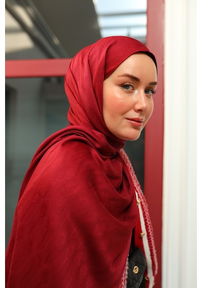 Silk Home Deluxe Şal 40004-20 Bordo