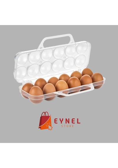 Tr Saplı 12'li Yumurta Taşıma Kutusu, Plastik Buzdolabı İçin Yumurtalık Pikniklik Pratik Yumurta Taşıma Kabı Diğer