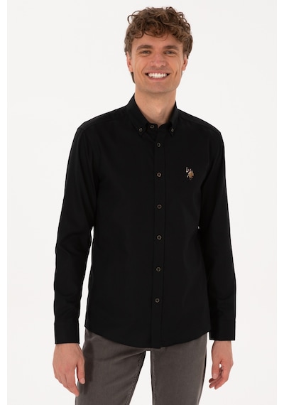 U.s. Polo Assn. Erkek Siyah Gömlek Basic 50307659-vr046 Siyah U.s. Polo Assn. Erkek Siyah Gömlek Basic 50307659-vr046 Siyah