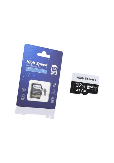 32 Gb Microsdhc Hafıza Kartı U3 V30 A1 Class 10 Adaptörlü Hs32gb Evimdeyokyok
