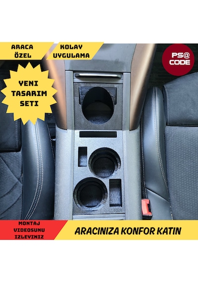 Yeni Tasarım Citroen Berlingo-peugeot Rifter-proace City-fiat Doblo-opel Combo Uyumlu Set Bardaklık 1