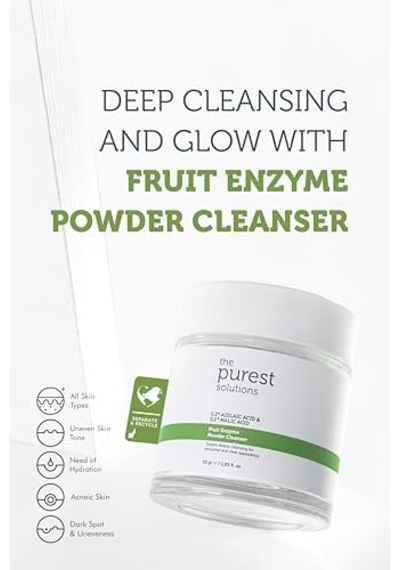 The Purest Solutions Refill Ekolojik Yedek Paket Azelaik Asit Ve Malik Asit Enzim Toz Temizleyici