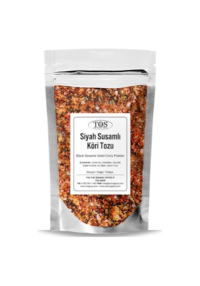 Tos The Organic Spices Siyah Susam Tohumlu Köri Tozu 500 G