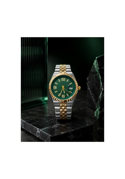 Datejust Çelik Erkek Kol Saati Takvimli Babalar Serisine Özel Haki-altın-gümüş - 884416004 Gümüş