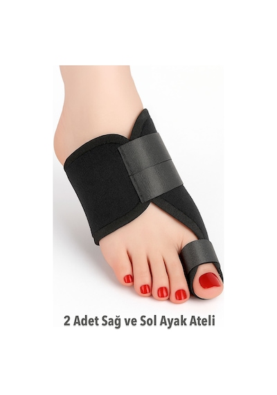 2 Adet Ayak Parmak Koruyucu Ayak Ateli Halluks Valgus Ateli Bunyon Ayak Baş Parmak Kemik Düzeltici