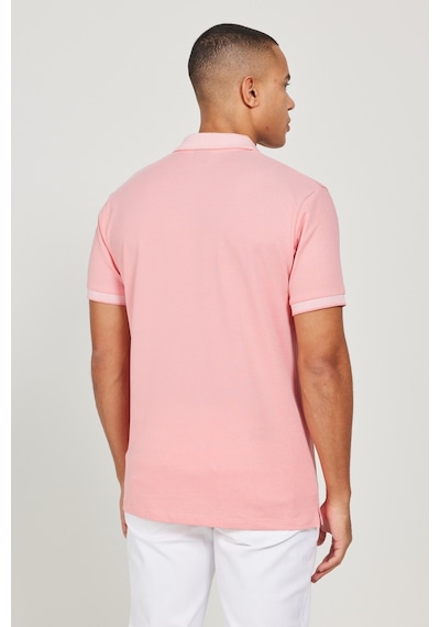 AC&Co / Altınyıldız Classics 4A4820200047PBY3XL Düğmeli Polo Yaka Cepsiz Slim Fit Erkek Tişört Pembe - Beyaz AC&Co / Altınyıldız Classics 4A4820200047PBY3XL Düğmeli Polo Yaka Cepsiz Slim Fit Erkek Tişört Pembe - Beyaz