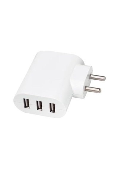 Smähagel 3 Bağlantı Noktalı Usb Şarj Cihazı, Beyaz