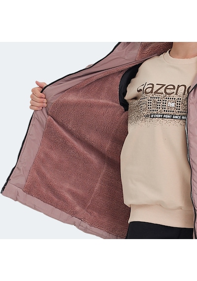 Slazenger CAMELIA Çocuk Kapüşonlu Pudra Mont & Kaban
