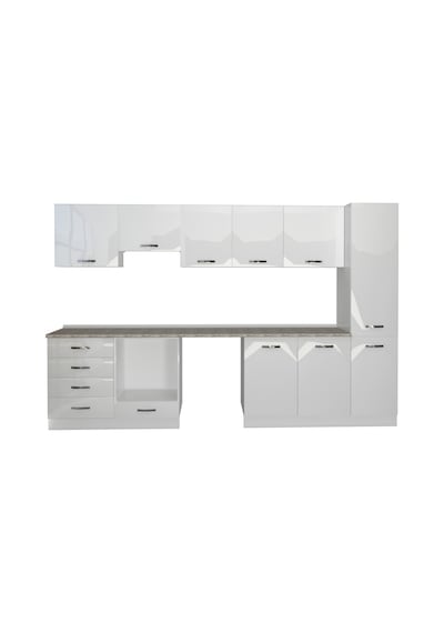 Decoraktiv Elite 325q Ankastre Fırın Modüllü Mdf Hazır Mutfak Dolabı - Tezgah Dahil - Parlak Beyaz Decoraktiv Elite 325q Ankastre Fırın Modüllü Mdf Hazır Mutfak Dolabı - Tezgah Dahil - Parlak Beyaz