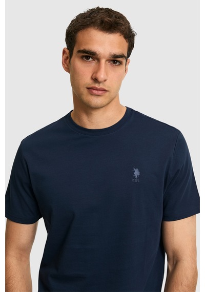 U.s. Polo Assn. Erkek Lacivert Tişört Basic 50326953-vr033