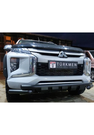 Türkmen Mitsubishi L 200 2019 Sonrası Siyah Ön Koruma Glocity Mod