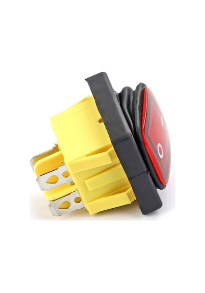30a 250v On-off Anahtar Yüksek Akım Kcd4 4 Pin Buton Ip67 Su Geçirmez Led Işıklı Rocker