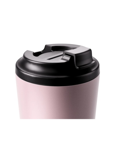 Made By Fressko Grande Boy Paslanmaz Çelik Çift Duvar Yeniden Kullanılabilir Kahve Bardağı, Termos, Yalıtımlı Termal Kupa, 475 Ml Floss - Açık Pembe
