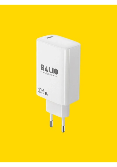 Galio Deluxe Gl-c65 65w Gan Type-c Hızlı Şarj Aleti Usb-c To Usb-c Pd Adaptör